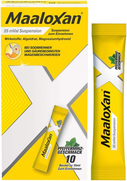 Maaloxan 25 mVal Suspension 10 X 10 ml Suspension