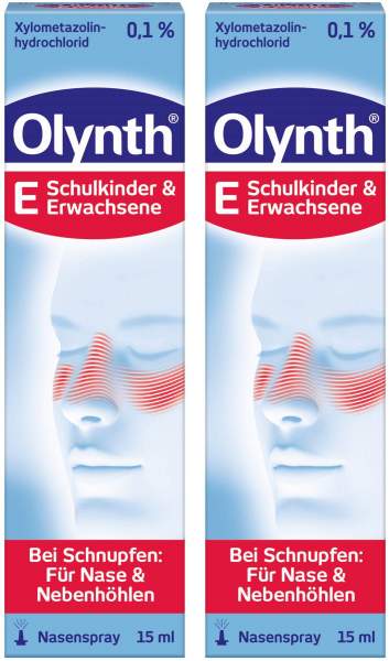 Olynth 0,1% Nasenspray für Erwachsene 2 x 15 ml