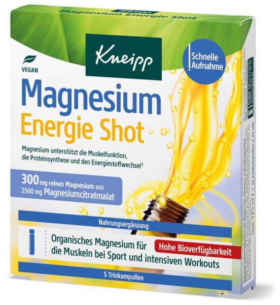 Kneipp Magnesium Energie Shot 5 Trinkampullen