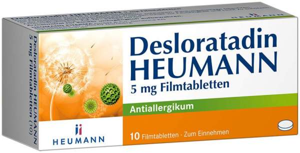 Desloratadin Heumann 5 mg 10 Filmtabletten