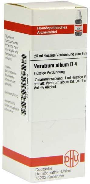Veratrum Album D4 Dhu 20 ml Dilution