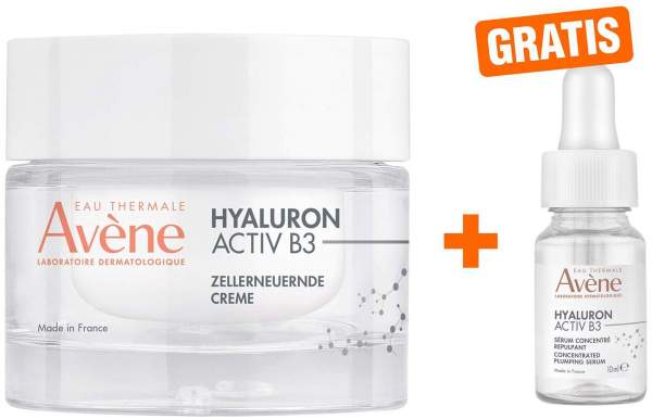 Avene Hyaluron Activ B3 zellerneuernde Creme 50 ml + gratis Avene Hyaluron Activ B3 10 ml