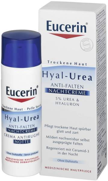 Eucerin Hyal Urea 50 ml Antifaltencreme Nacht