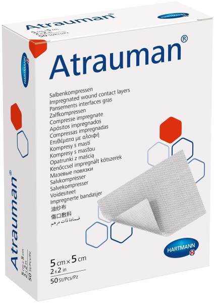 Atrauman 5 X 5 cm Steril Kompressen 50 Kompressen