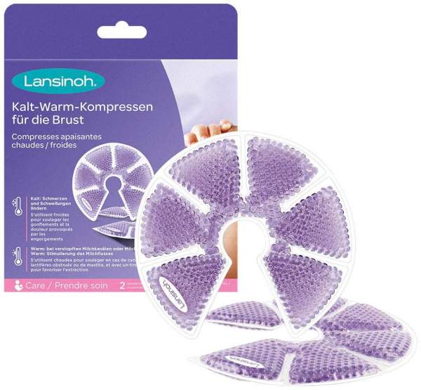 Lansinoh® Kalt-Warm-Kompressen für die Brust 2 Kompressen