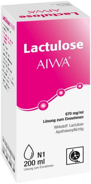 Lactulose Aiwa 670 mg Je ml Lösung zum Einnehmen 200 ml