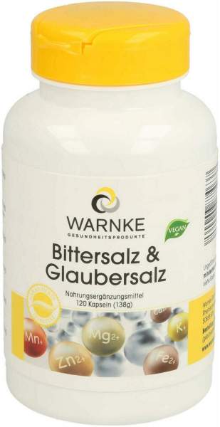 Bittersalz &amp; Glaubersalz 120 Kapseln
