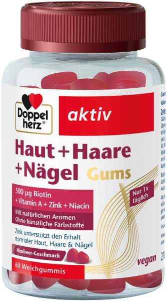 Doppelherz Aktiv Haut+haare+nägel Gums 60 Weichgummis