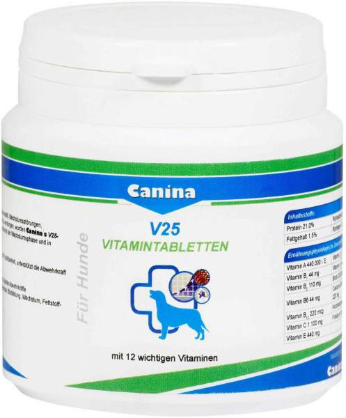 V25 Vitamintabletten Vet 100 G Tabletten
