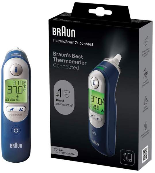 Braun Thermoscan 7+ Connect Ohrthermometer 1 Stück