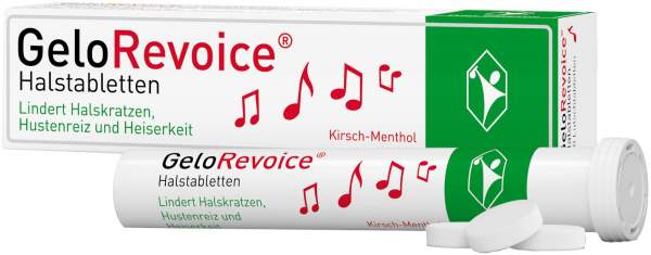 GeloRevoice Halstabletten Kirsch Menthol 20 Lutschtabletten