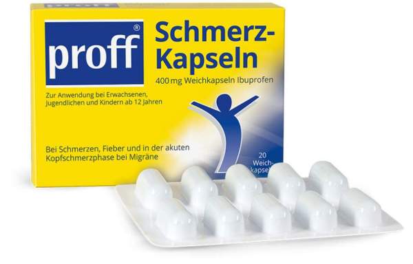 Proff Schmerzkapseln 400 mg 20 Stück