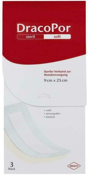Dracopor Wundverband 9x25 cm Steril
