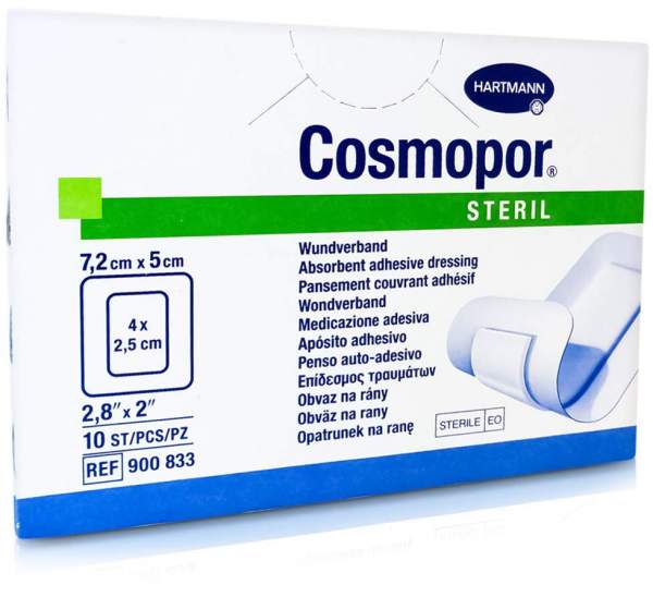 Cosmopor Steril 5x7,2 cm 20 Filmtabletten