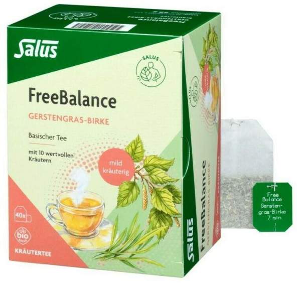 Salus Freebalance Gerstengras - Birke Tee Bio 40 Filterbeutel