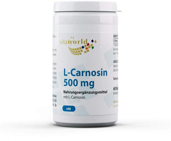 L-Carnosin 500 mg 60 Kapseln