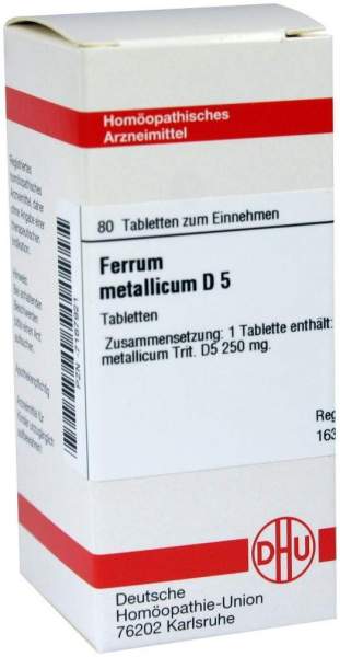 Ferrum Metallicum D 5 Tabletten