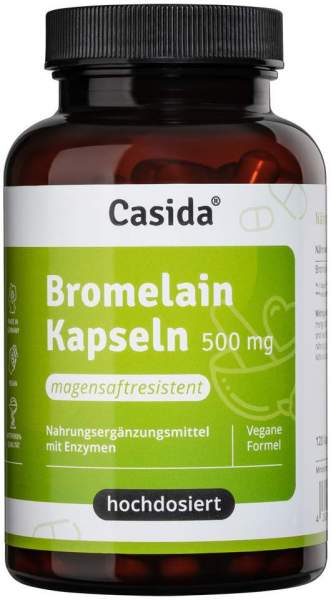 Bromelain 500 mg Hochdosiert Magensaftresist.Kaps.120 Stk