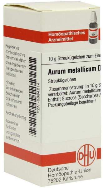 DHU Aurum metallicum D12 10 g Globuli
