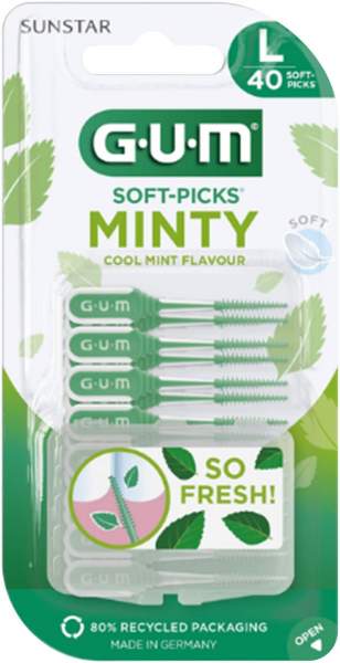 Gum Soft-Picks Minty Large 40 Stück
