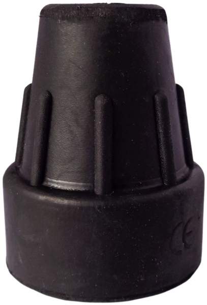 Krückenkapsel 16mm Schwarz Stahleinlage Für Unterarmstütze