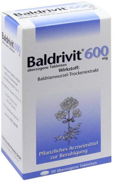 Baldrivit 600 mg 50 Überzogene Tabletten