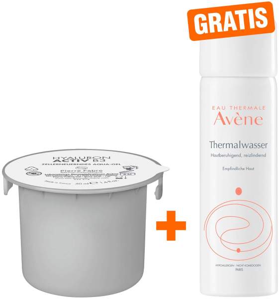 Avene Hyaluron Activ B3 zellerneuerndes Aqua-Gel Nachfüllpack 50 ml + gratis Avene Thermalwasser Spray 50 ml