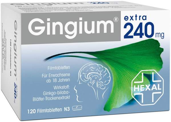 Gingium extra 240 mg 120 Filmtabletten
