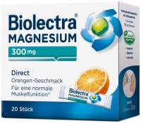 Biolectra Magnesium 300 mg Direct Orangengeschmack 20 Pellet