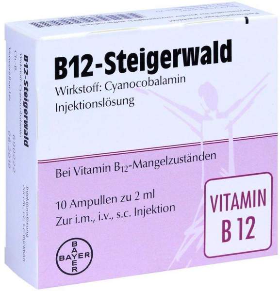 B12 Steigerwald 10 X 2 ml Injektionslösung