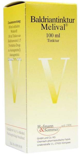 Baldriantinktur Melival 100 ml Tinktur