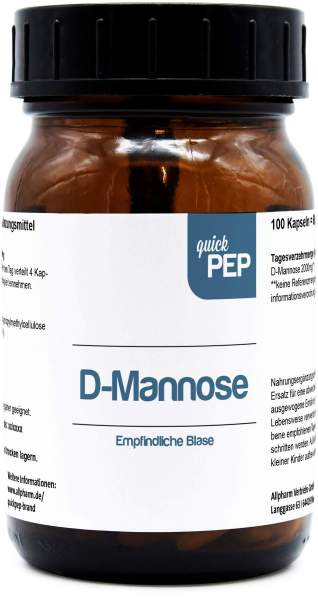 Quickpep D-Mannose 100 Kapseln
