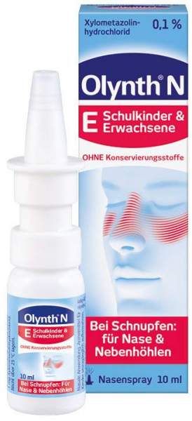 Olynth 0,1 % 10 ml Schnupfenspray ohne Konservierungsmittel