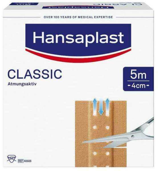 Hansaplast Classic Pflaster 5 M X 4 cm