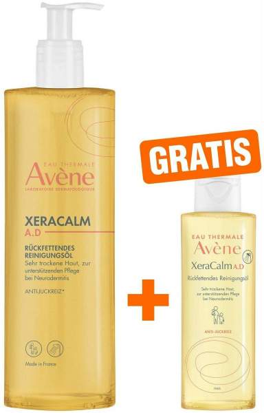 Avene XeraCalm A.D Reinigungsöl 750 ml + gratis 100 ml