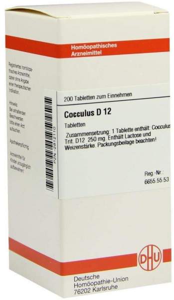 DHU Cocculus D12 200 Tabletten