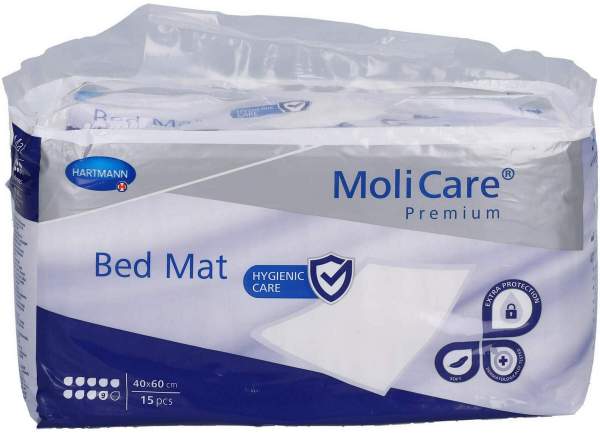 Molicare Premium Bed Mat 9 Tropfen 40 x 60 cm 15 Stück