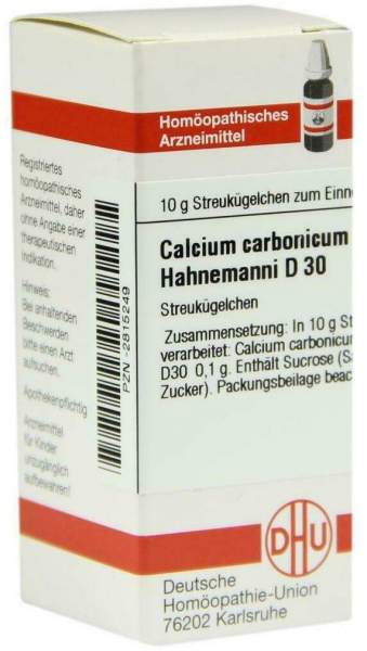 Dhu Calcium Carbonicum Hahnemanni D30 10 G Globuli