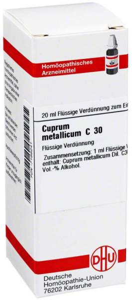 Dhu Cuprum Metallicum C30 Dilution