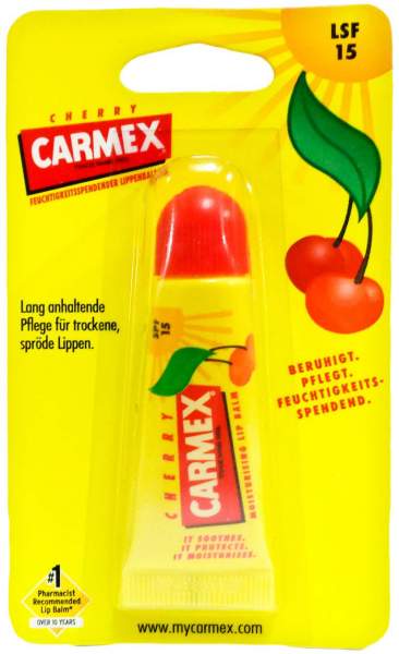 Carmex Lippenbalsam Cherry Lsf 15 10 G Tube
