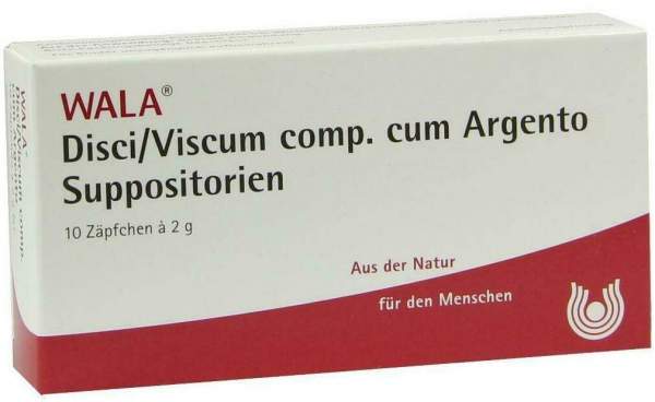 Wala Disci- Viscum Comp. Cum Argento Suppositorien 10 X 2 G