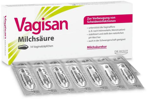 Vagisan Milchsäure 14 Vaginalzäpfchen