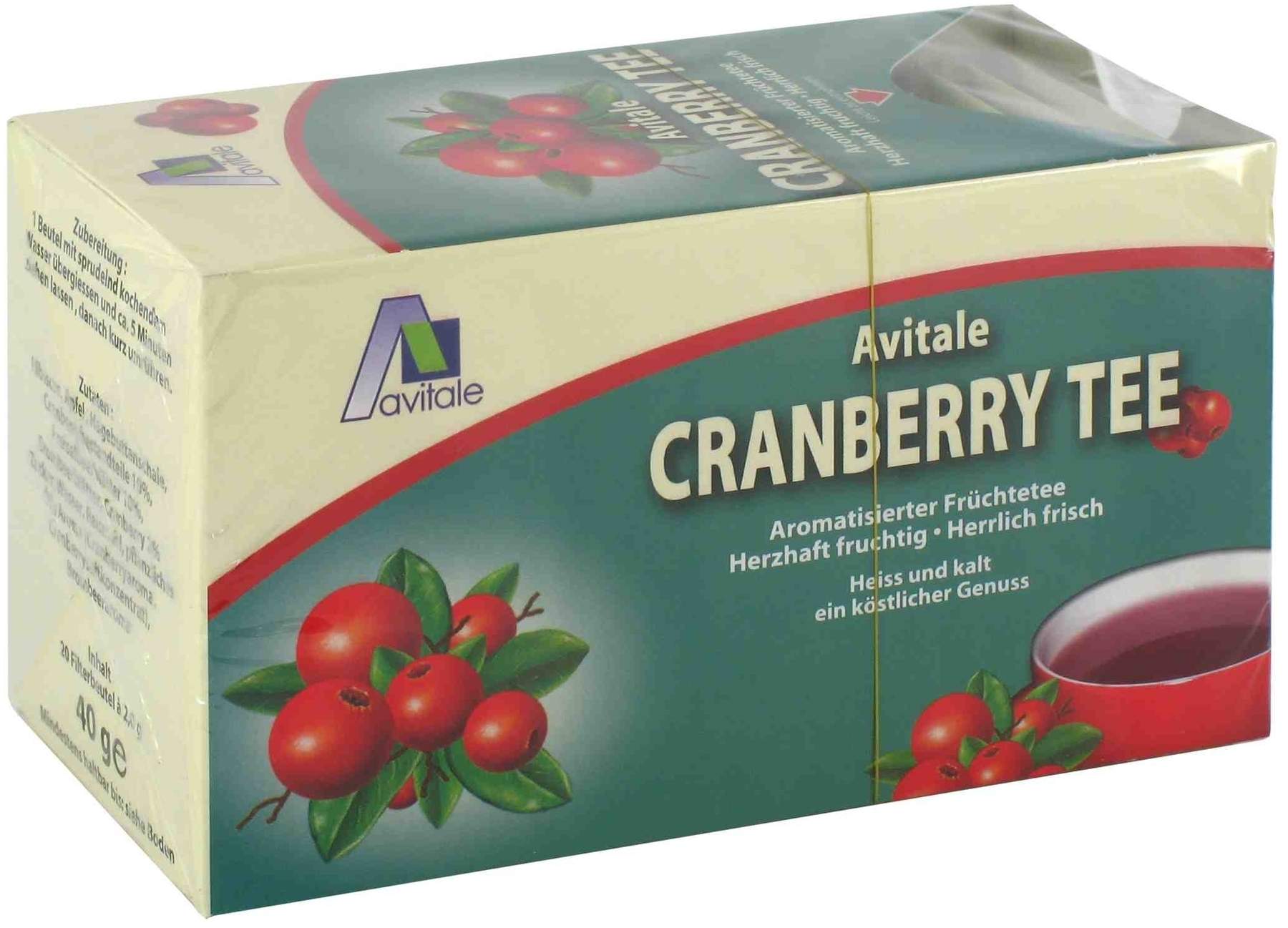 Cranberry Tee 20 Filterbeutel kaufen | Volksversand Versandapotheke