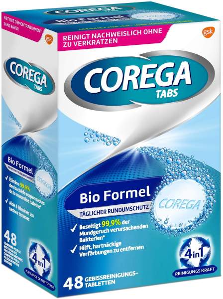 Corega Tabs Bioformel 48 Stück