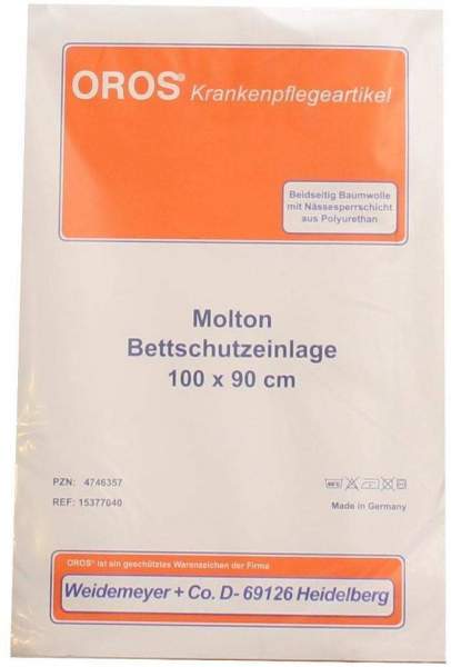 Molton Bettschutz Einlage 100x90cm