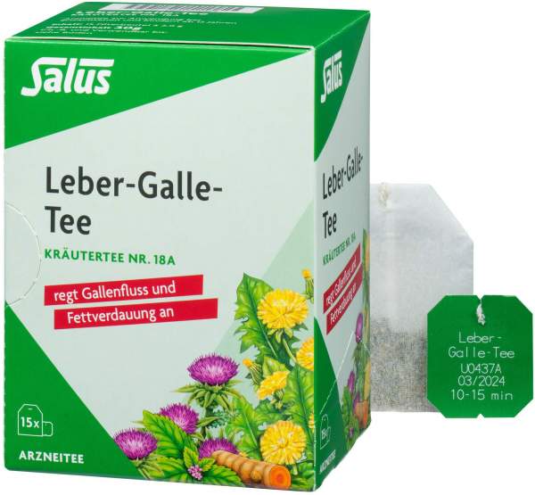 Leber Galle-Tee Kräutertee Nr.18a Salus 15 Filterbeutel