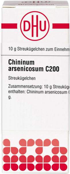 Dhu Chininum Arsenicosum C200 Globuli 10 G