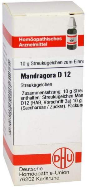 DHU Mandragora D12 10 g Globuli