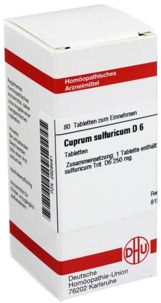 DHU Cuprum sulfuricum D6 Tabletten