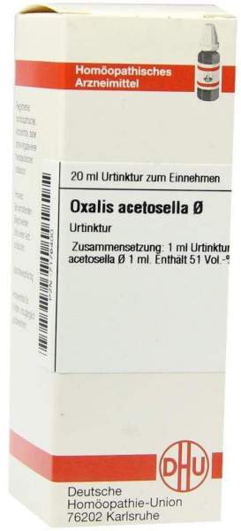 Oxalis Acetosella Urtinktur
